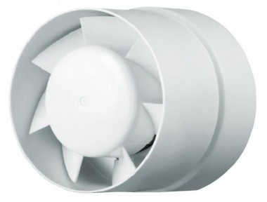 Rohreinschubventilator f�r Be- und Entl�ftungsanlagen Kugellager DM-150